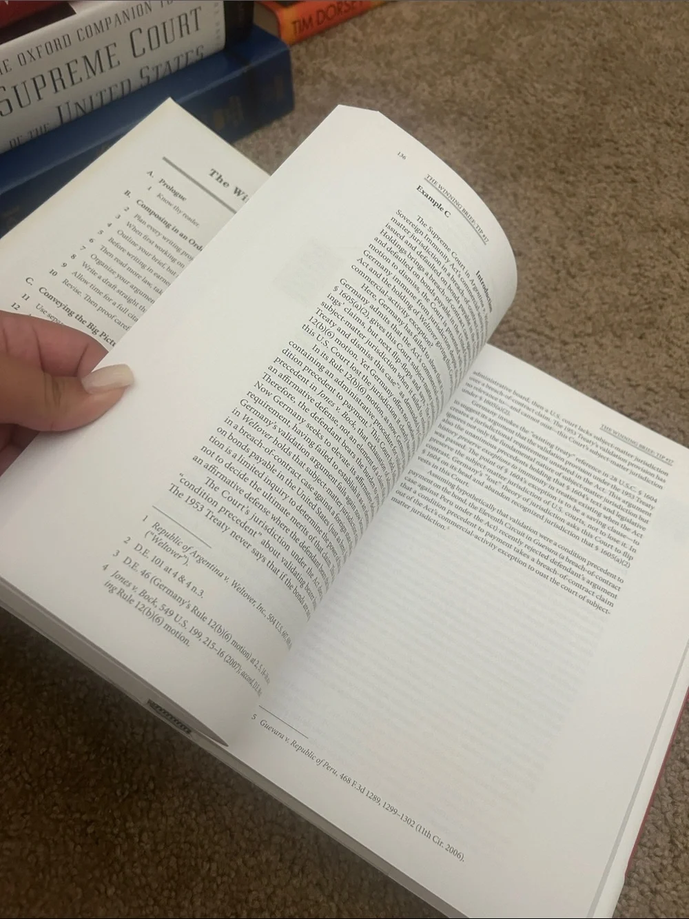 The Winning Brief - Red Hardcover Book by